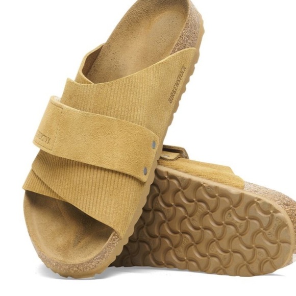 Birkenstock Shoes - Birkenstock Kyoto Suede Embossed Sandal Size 9 NWT